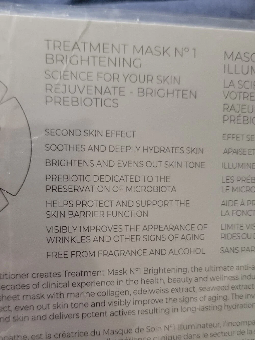 NICMA TALIB Treatment Mask No.1 Brightening - 4 Pack Very Pricey!